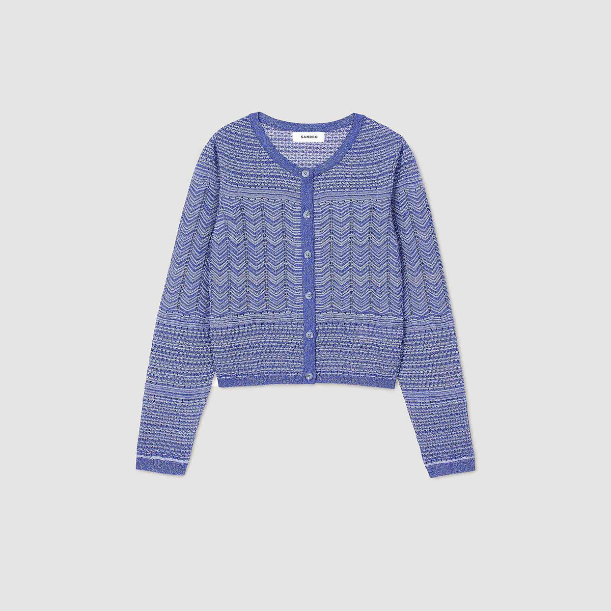 Glitter knit cardigan | Sandro
