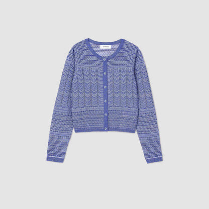 Glitter knit cardigan | Sandro
