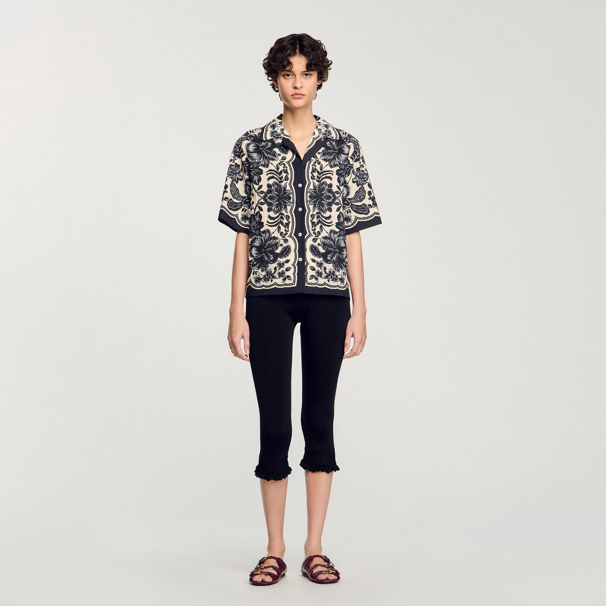 Floral motif shirt | Sandro