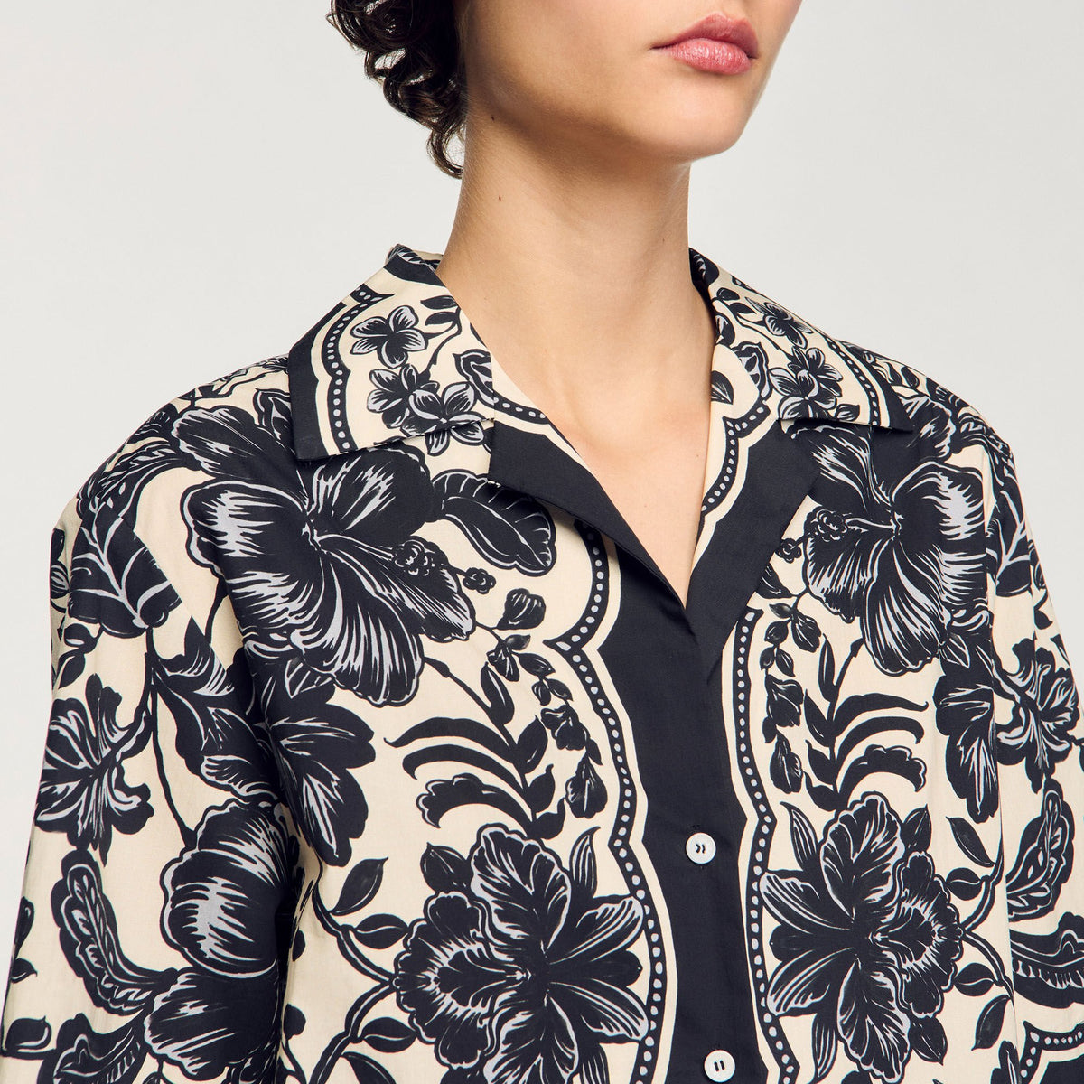 Floral motif shirt | Sandro