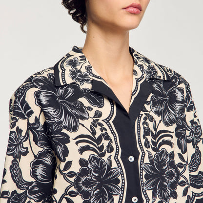 Floral motif shirt | Sandro