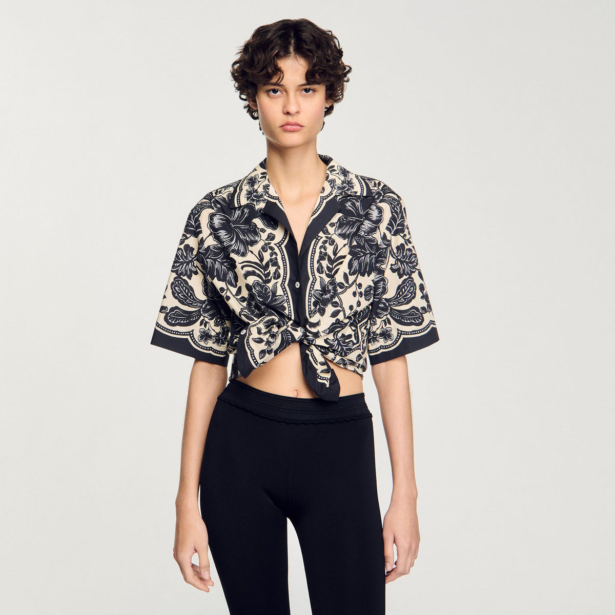 Floral motif shirt | Sandro