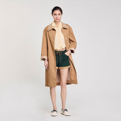 Shirt collar with lace detail | Sandro