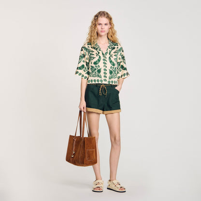 Floral motif shirt | Sandro