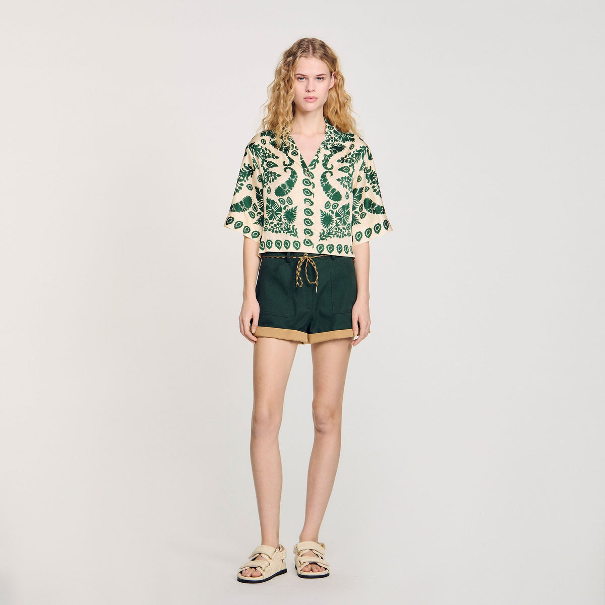 Floral motif shirt | Sandro