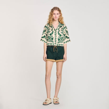 Floral motif shirt | Sandro