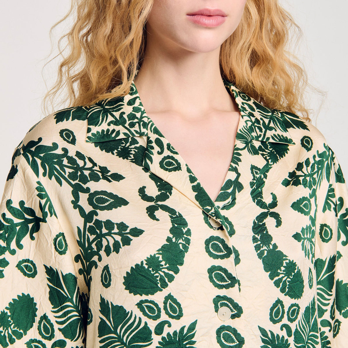 Floral motif shirt | Sandro