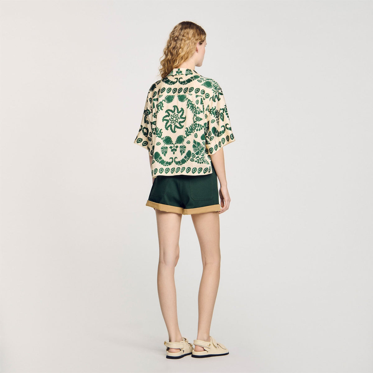 Floral motif shirt | Sandro