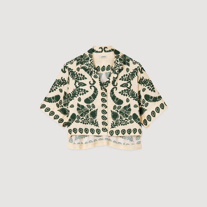 Floral motif shirt | Sandro
