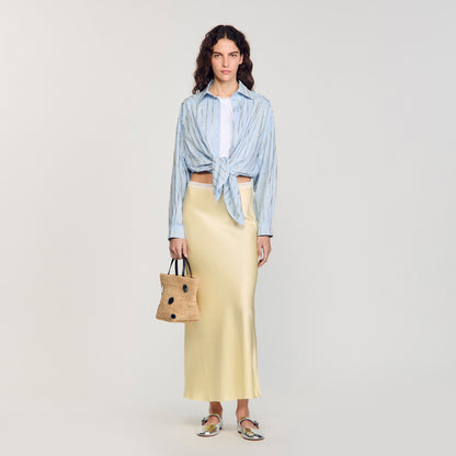 Rhinestone shirt | Sandro