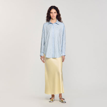 Rhinestone shirt | Sandro