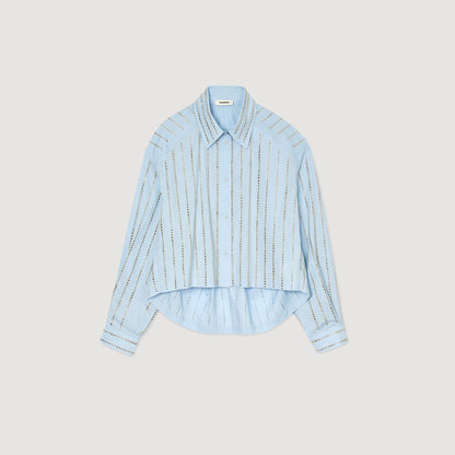 Rhinestone shirt | Sandro