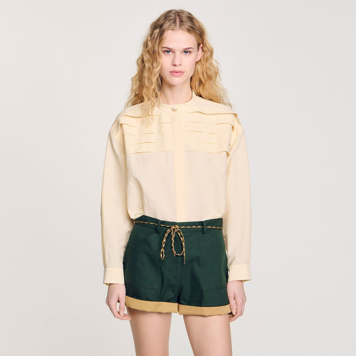 Jewellery detail shirt | Sandro