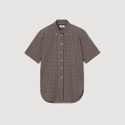 Oversized checkered shirt | Sandro