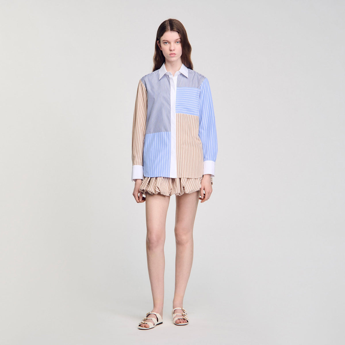 Striped mix shirt | Sandro