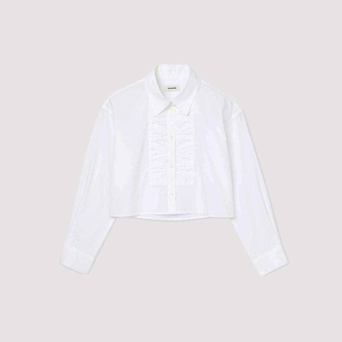 Cropped shirt with bow detail | Sandro