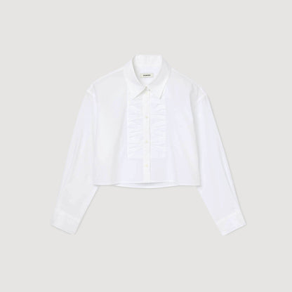 Cropped shirt with bow detail | Sandro