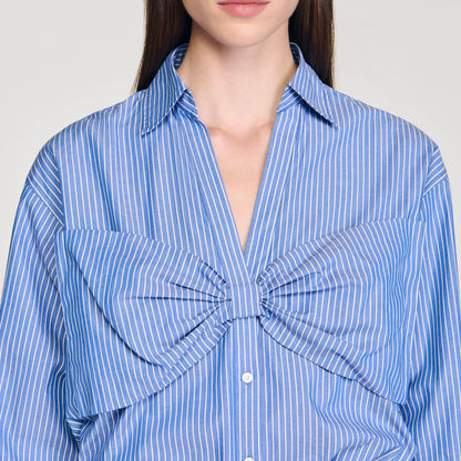 Oversized bow shirt | Sandro