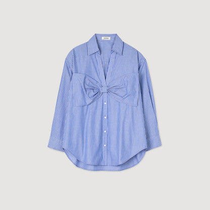 Oversized bow shirt | Sandro