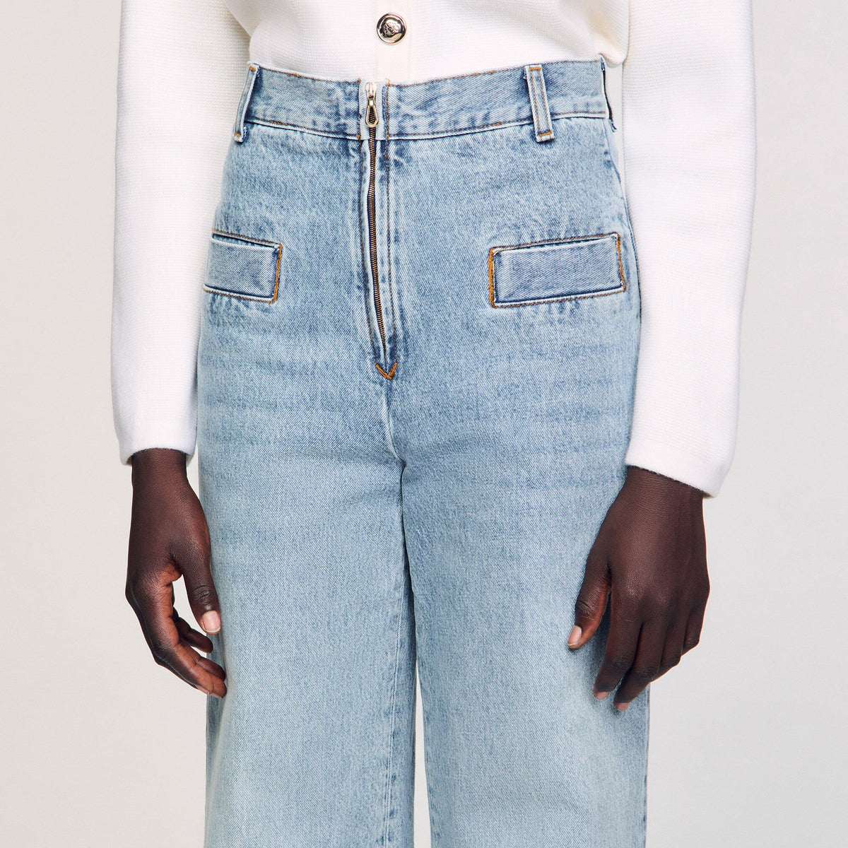 Wide-leg jeans | Sandro