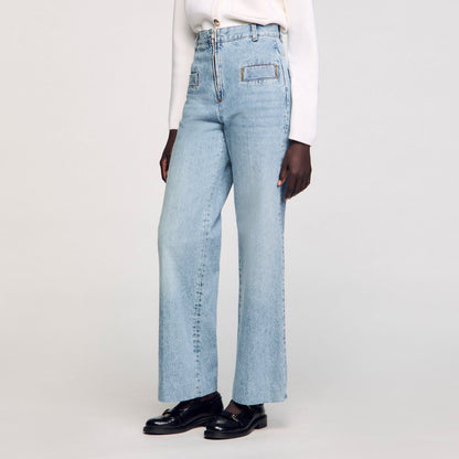 Wide-leg jeans | Sandro