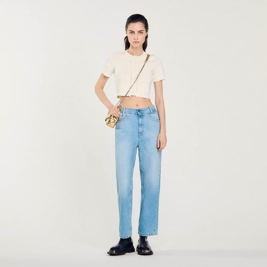 Low-rise straight-leg jeans | Sandro