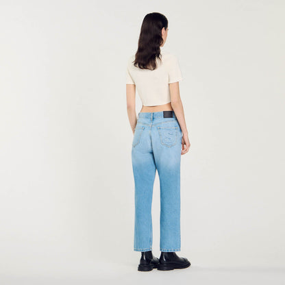 Low-rise straight-leg jeans | Sandro