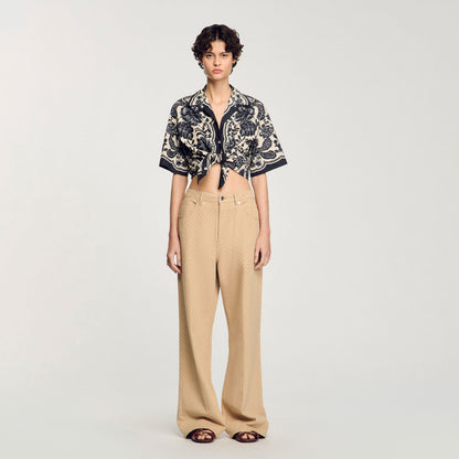 Rhinestone-embellished jeans | Sandro