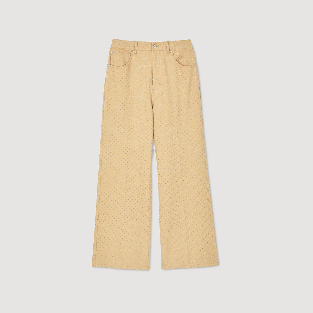 Rhinestone-embellished jeans | Sandro