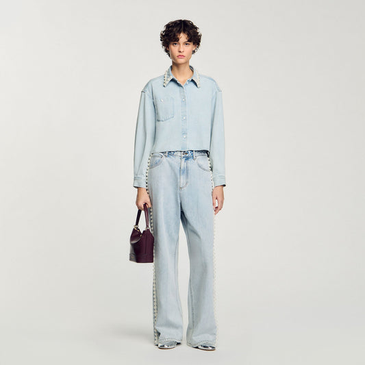 Beaded jeans | Sandro
