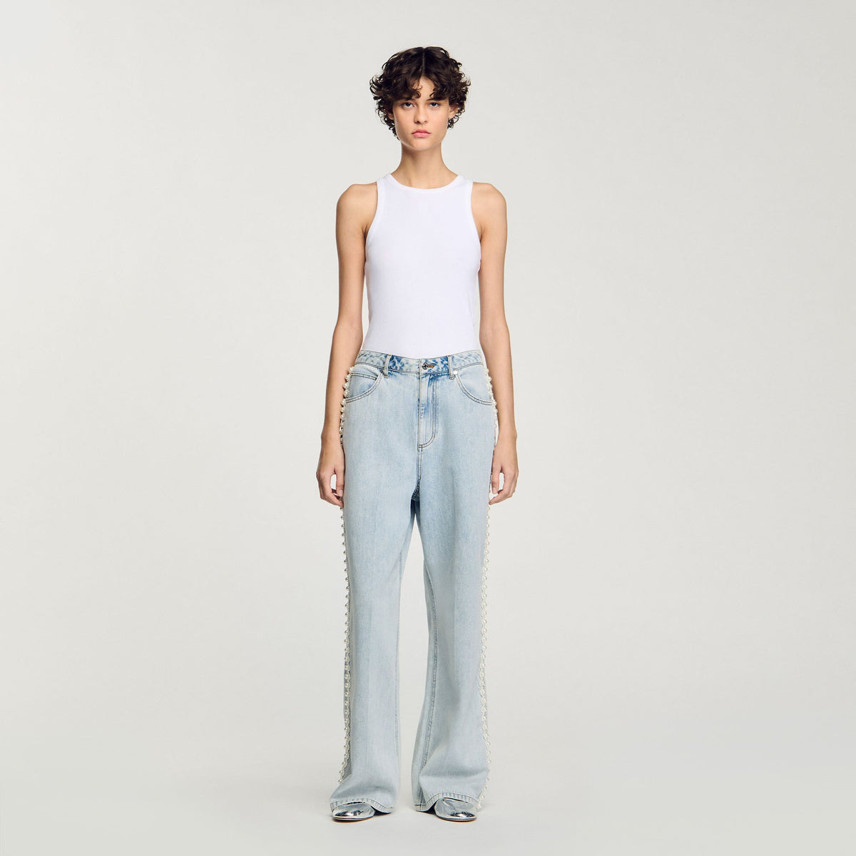 Beaded jeans | Sandro