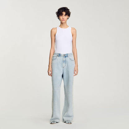 Beaded jeans | Sandro