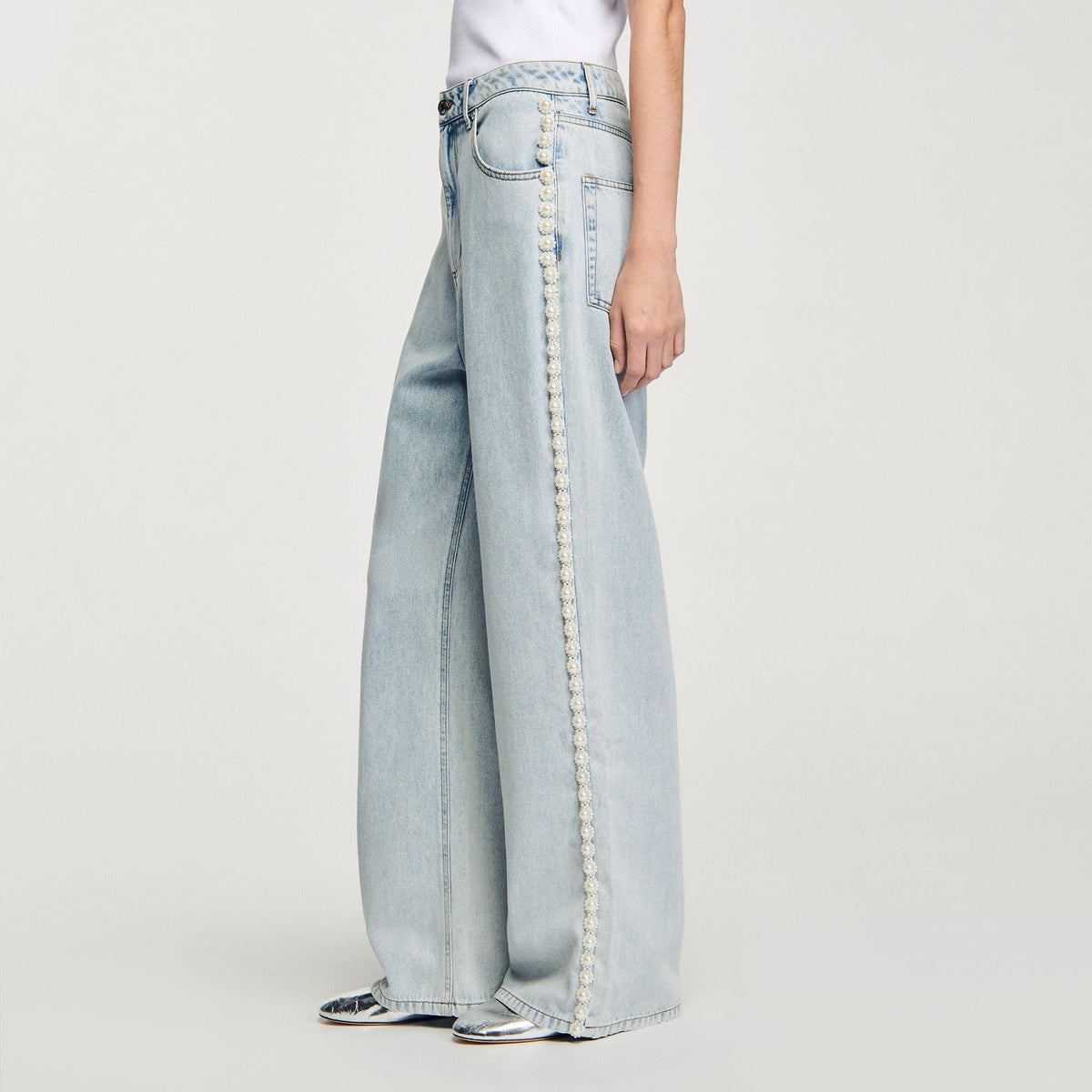 Beaded jeans | Sandro