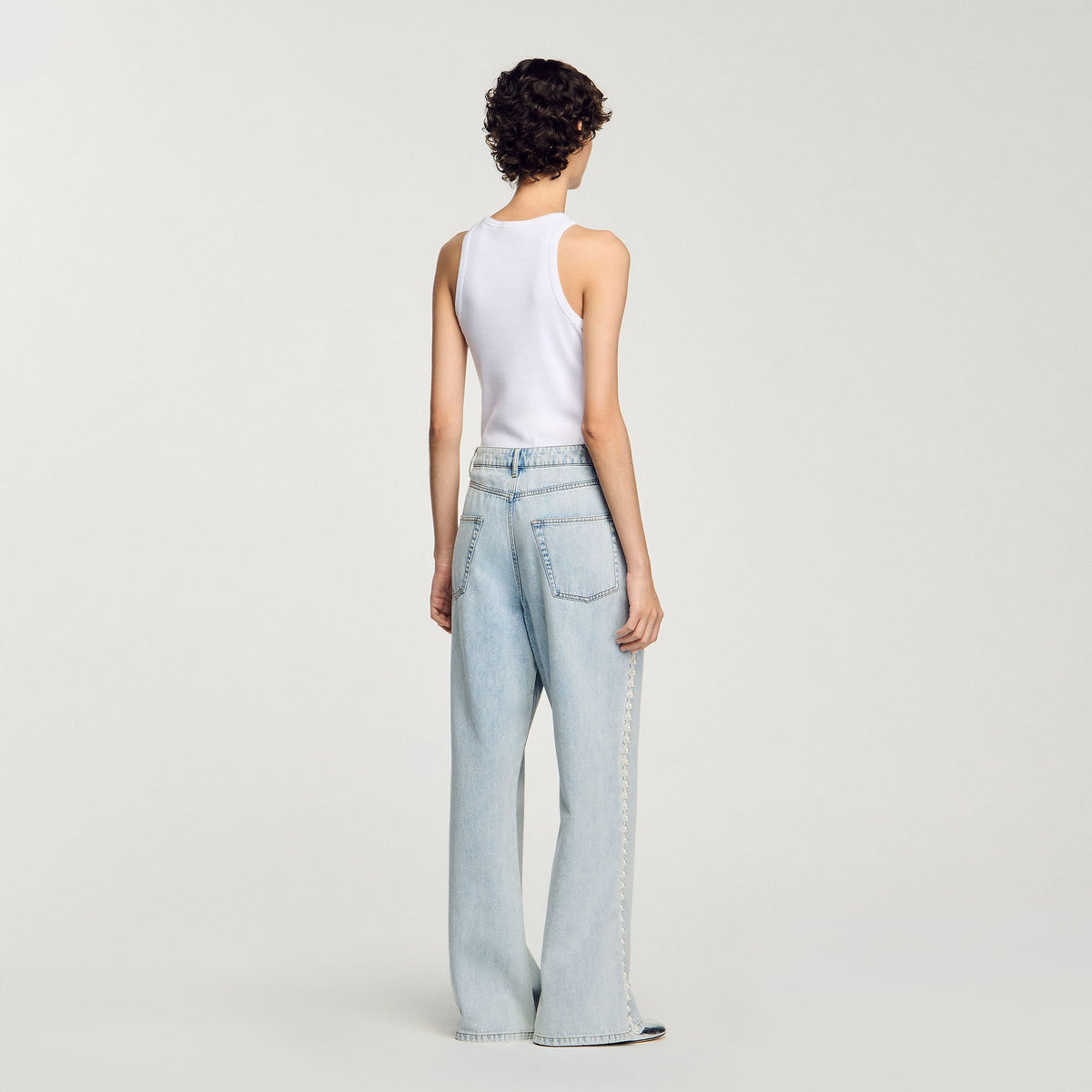 Beaded jeans | Sandro