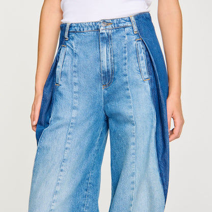 Jeans with contrasting panels | Sandro