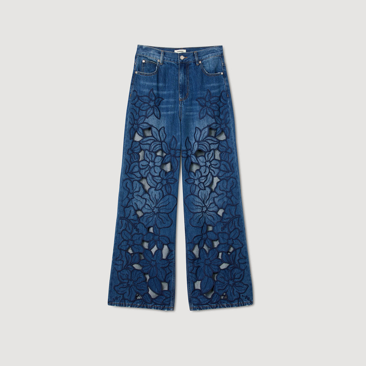 Embroidered jeans | Sandro