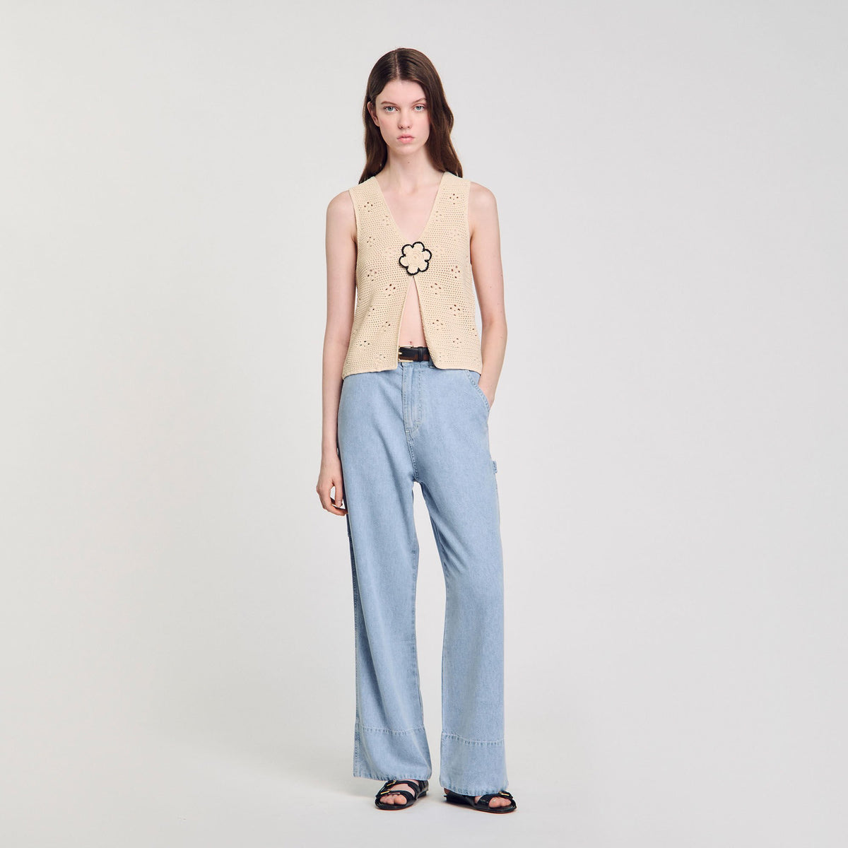 Wide-leg jeans | Sandro