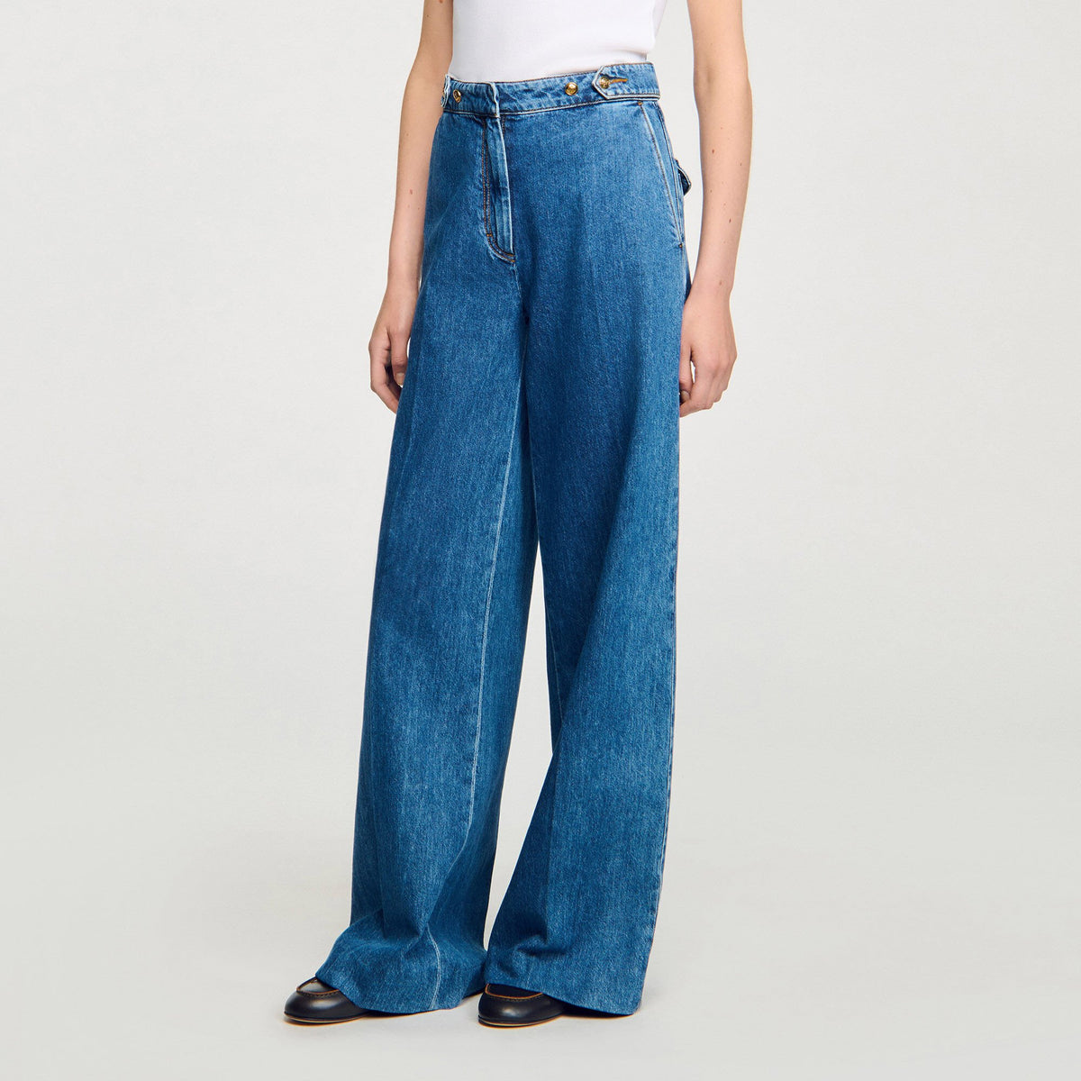 Wide-leg jeans | Sandro