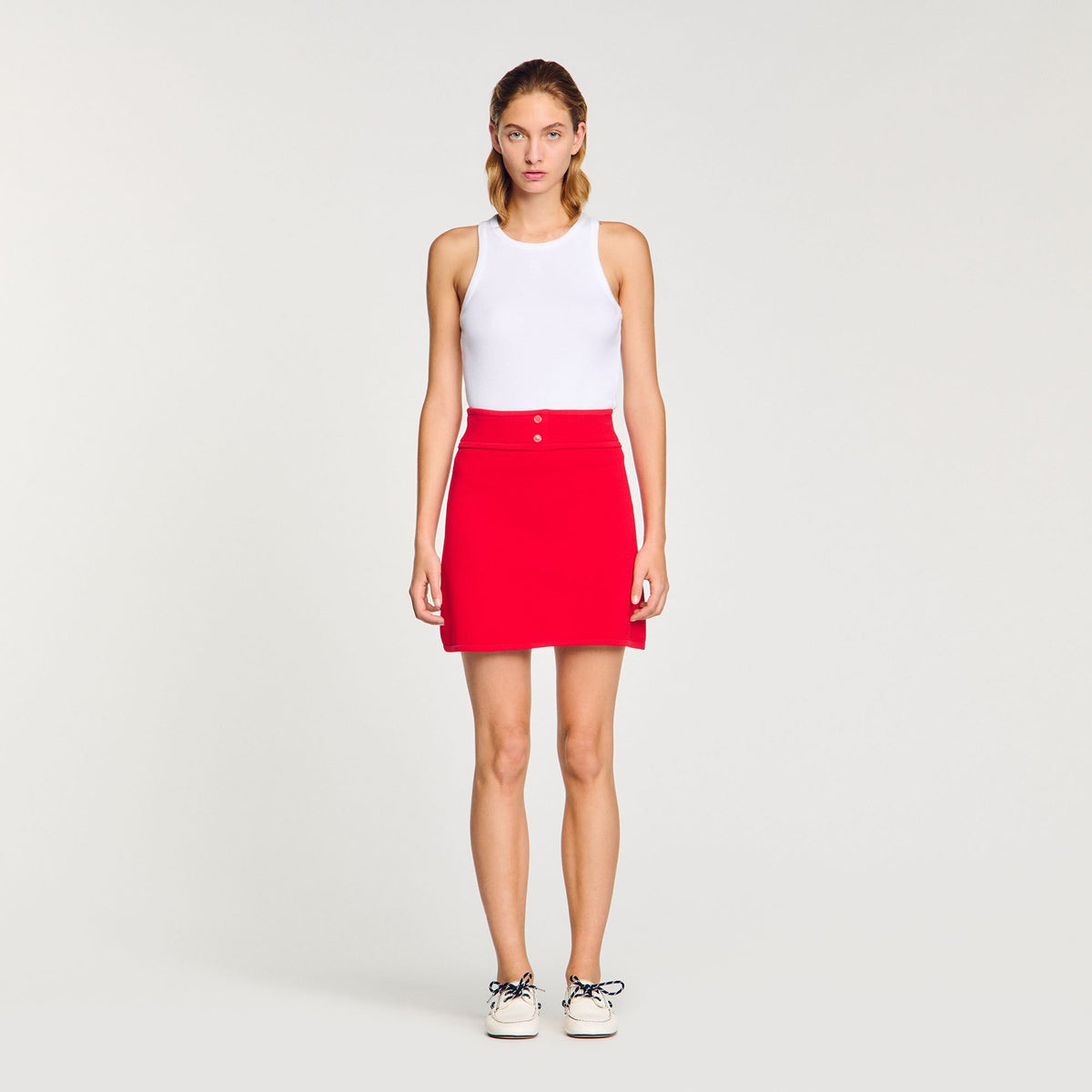 Mini knit skirt | Sandro