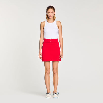 Mini knit skirt | Sandro