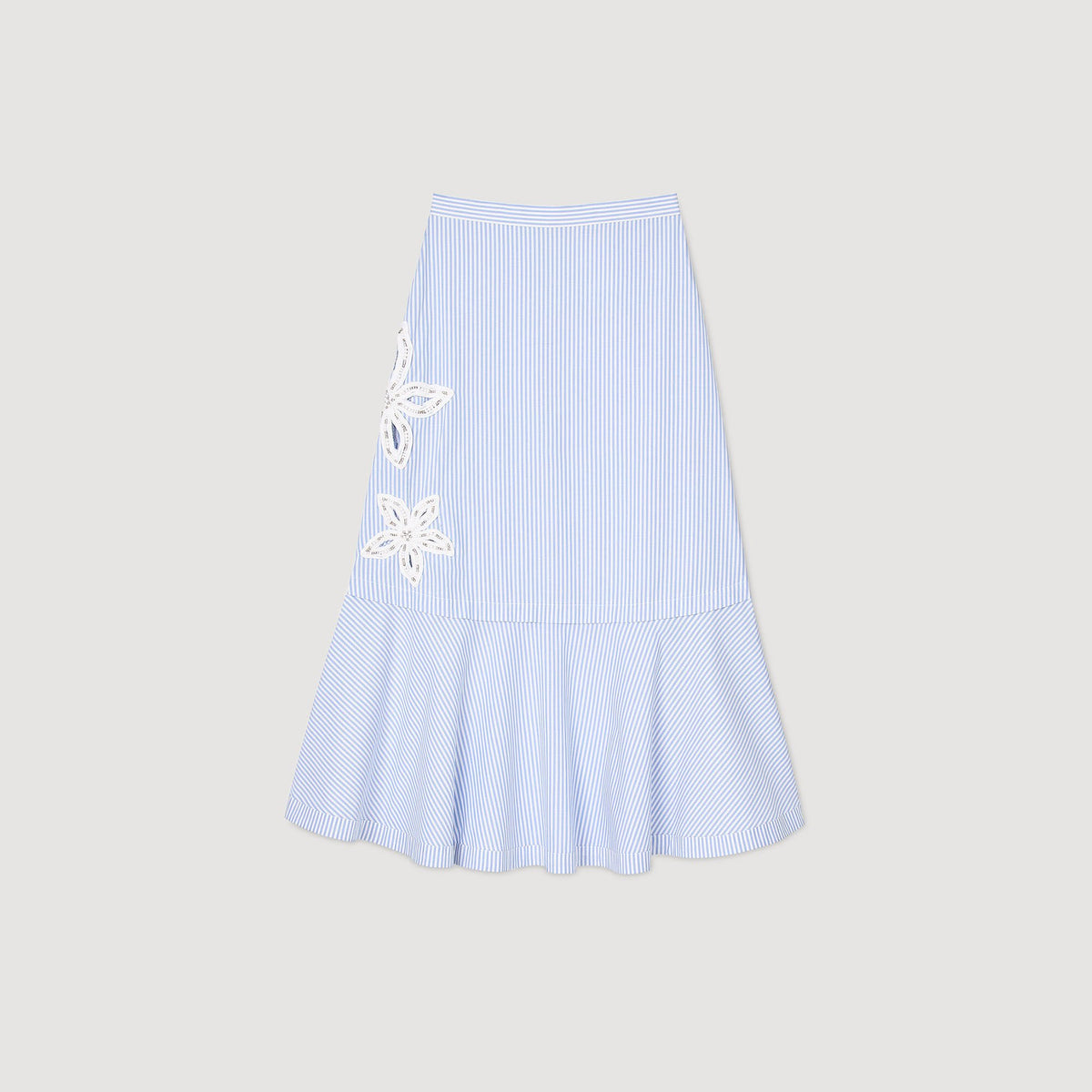 Maxi striped skirt | Sandro