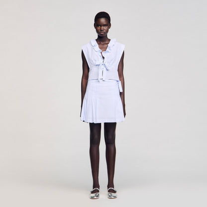 Mini striped skirt | Sandro