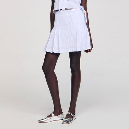 Mini striped skirt | Sandro