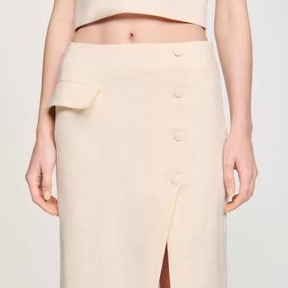 Maxi slit skirt | Sandro