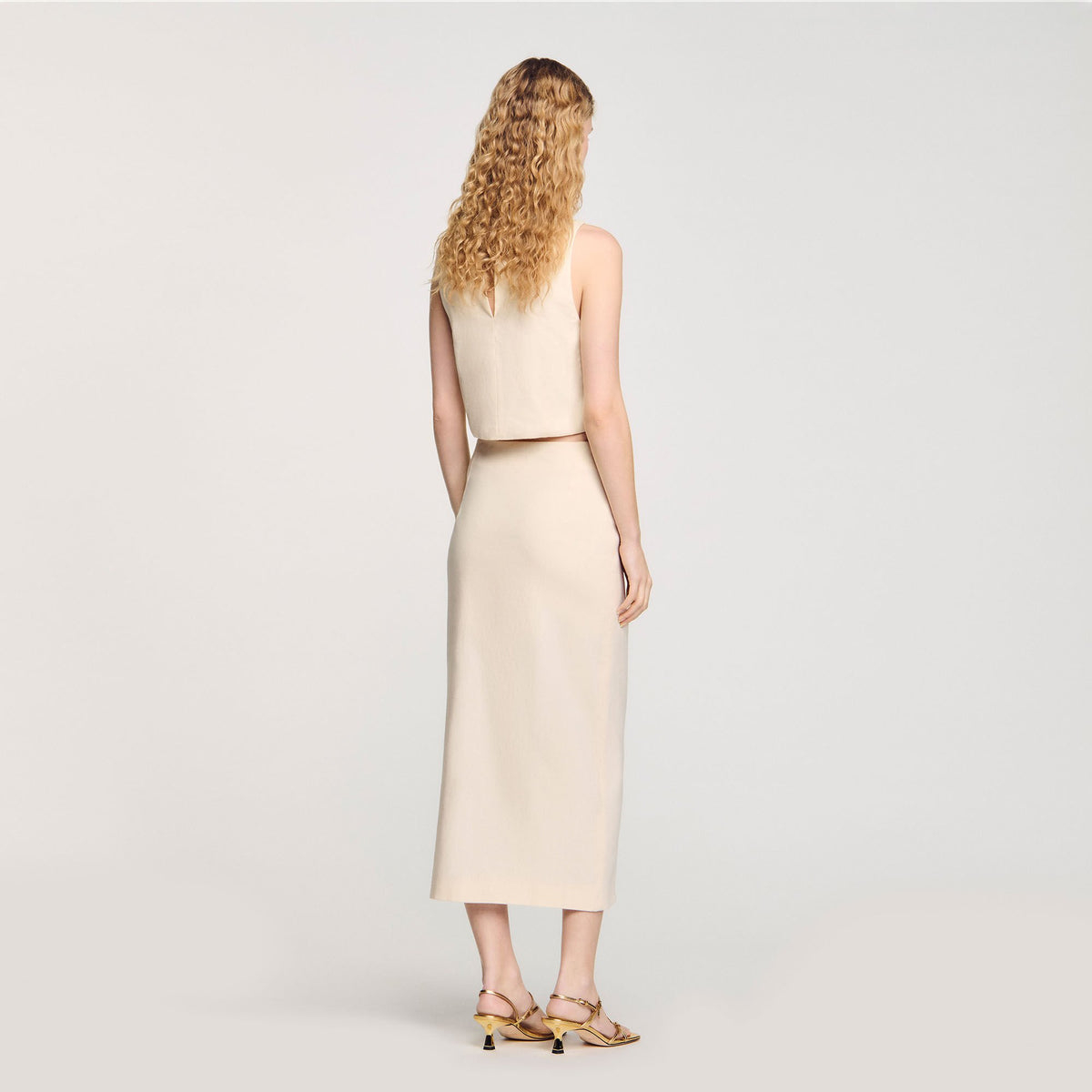 Maxi slit skirt | Sandro