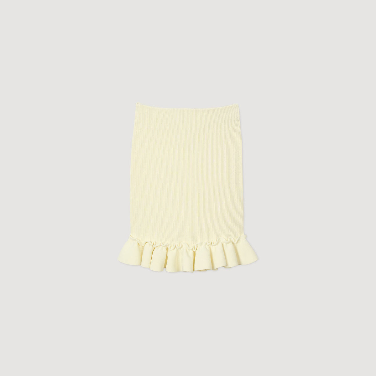 Knitted skirt with ruffle | Sandro