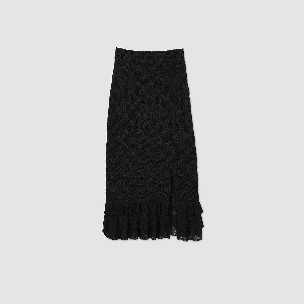 Knit midi skirt | Sandro