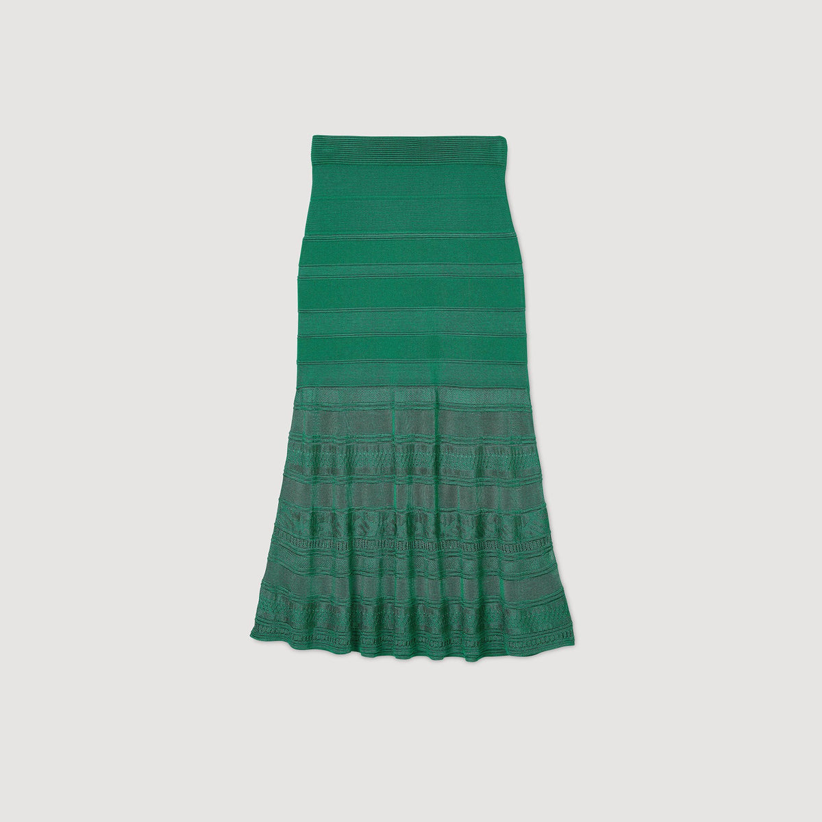 Maxi decorative knit skirt | Sandro