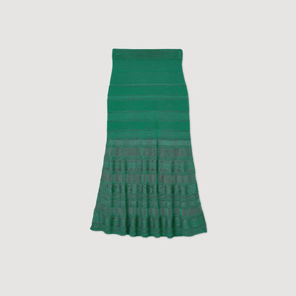 Maxi decorative knit skirt | Sandro