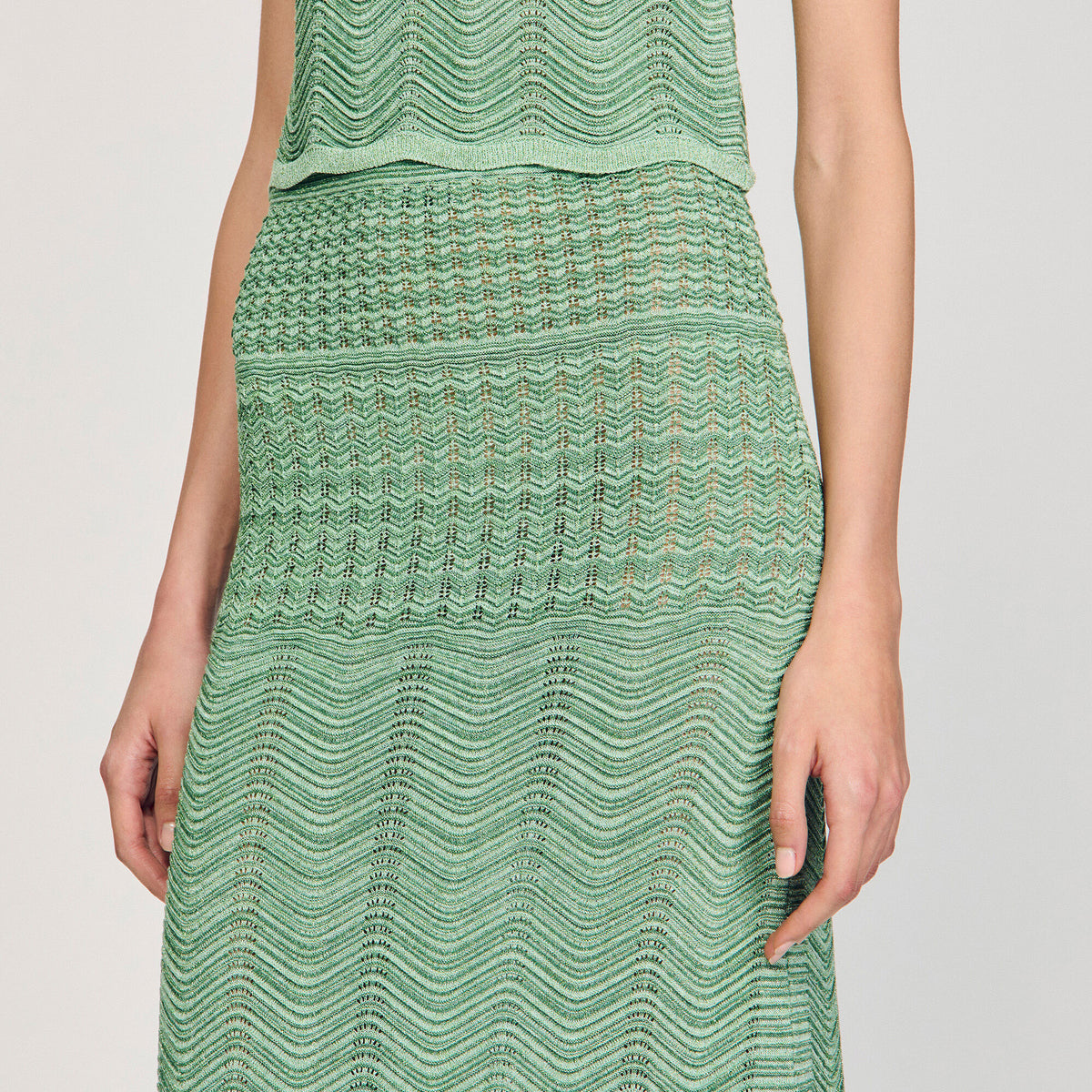 Maxi knit skirt | Sandro